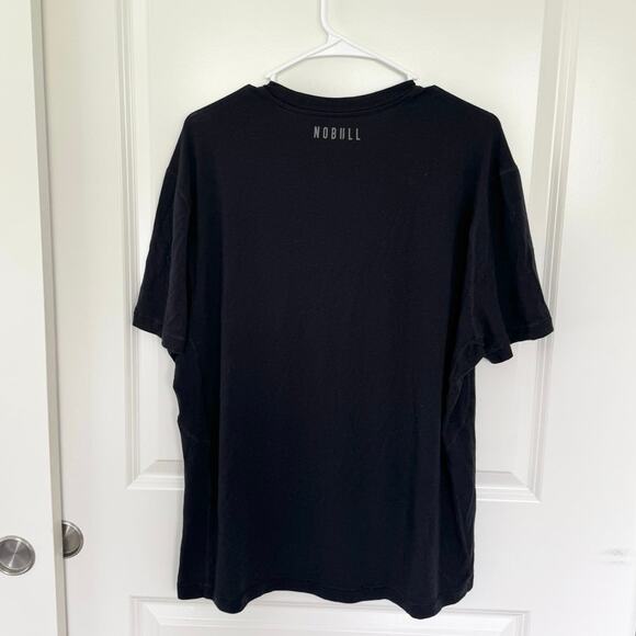 NOBULL Merino Wool Blend Short Sleeve T-Shirt Black XXL - Picture 3 of 4